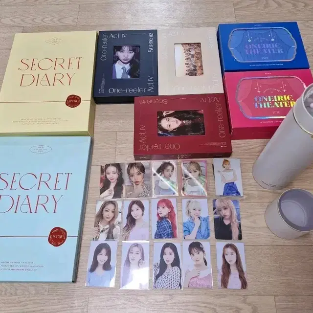 아이즈원 응원봉 포카 굿즈 일괄