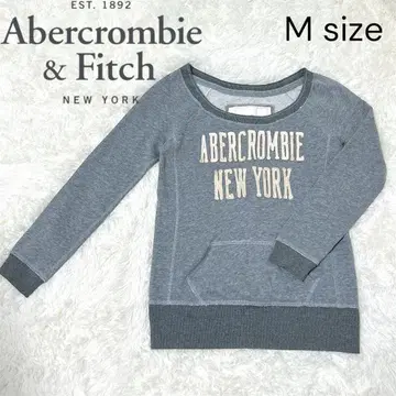 아바클로 심플 M 루즈핏 실루엣 로고 트레이닝복 그레이 맨투맨