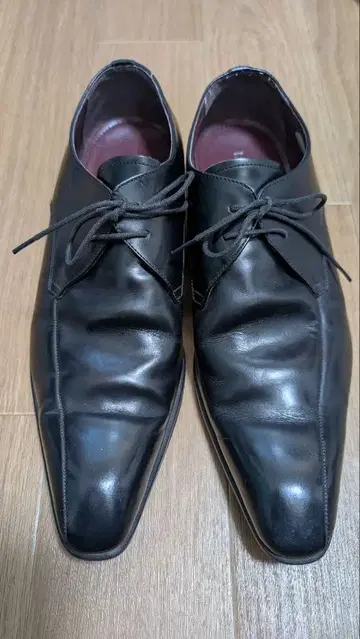 블랙 레이스업 슈즈 26.5cm