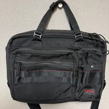 BRIEFING 비즈니스 백 블랙 A4 라이너