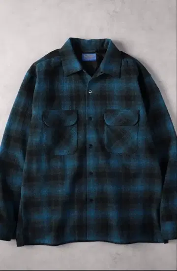 인기 완판 FJ 감수 보드 셔츠 파랑 미사용 새상품 검 펜들턴