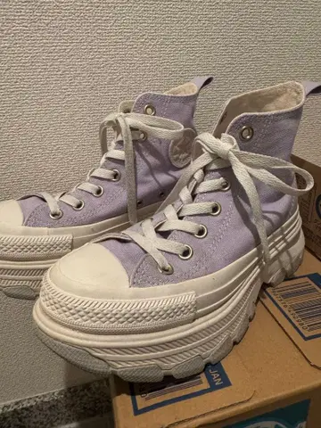 컨버스 통굽 하이컷 스니커즈 라벤더