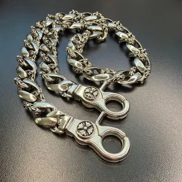 마지막 1점 CH 크로스 지갑 체인 222그램 플로럴 크로스