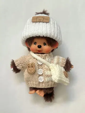 SS 키체인 몬치치 스웨터 니트 모자 가방 세트