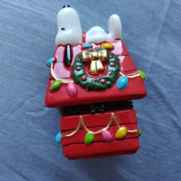 스누피 크리스마스 소품함