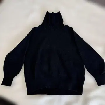 스픽 앤 스팬 울 캐시미어 터틀넥 풀오버