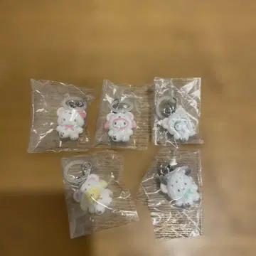 산리오 메지루시 액세서리 복슬복슬 스노우 세미 컴프