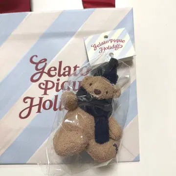 새상품 젤라또피케 GELATOPIQUE POPUP 한정판 베어 참 네이비