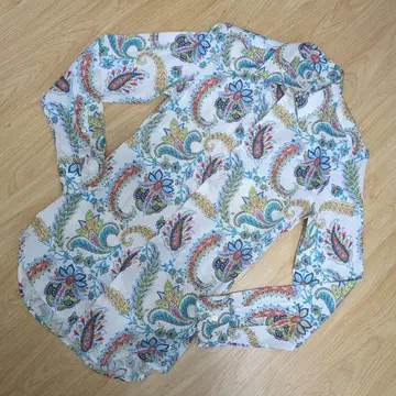 페이즐리 무늬 긴팔 셔츠 ETRO 38