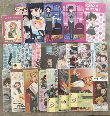 귀멸의 칼날 클리어 파일 묶음 판매 시노부 카나오 미츠리