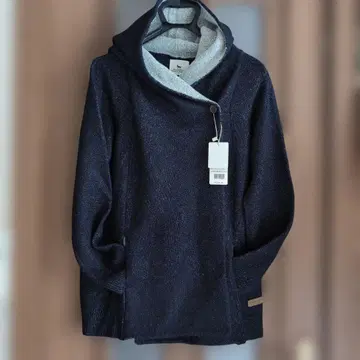 DOG DEPT 후드 부착 니트 자켓