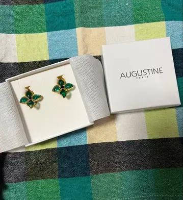 AUGUSTINE 나노 유니버스 그린 플라워 귀찌