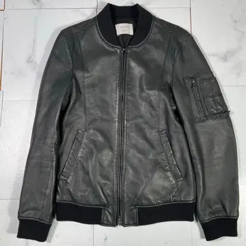 컨디션 최상 STUDIOUS 스투디오스 가죽 자켓 MA-1 양가죽