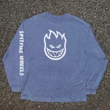 00s usa SPITFIRE WHEELS 프레임 로고 롱T