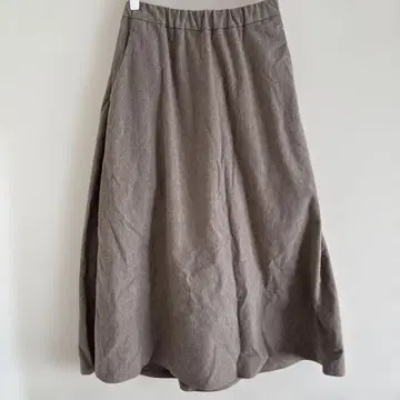 브라운 플레어 스커트 S 사이즈 무인양품