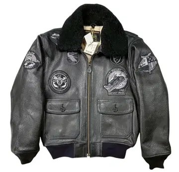 일본 미발매 컨디션 최상 샷 양가죽 플라이트 자켓 블랙 S