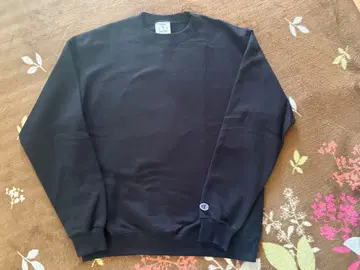 Champion 속기모 맨투맨 블랙