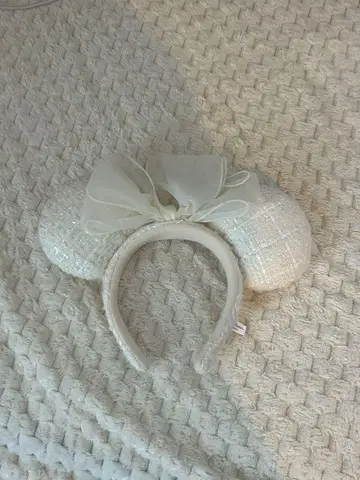 디즈니 머리띠 화이트