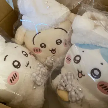 택 포함 새상품! 치이카와 (먼작귀) 선물 포 유 봉제 인형 3종