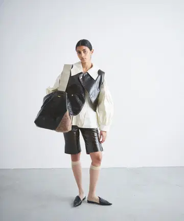 muller of yoshio kubo 새상품급 퍼 토트백