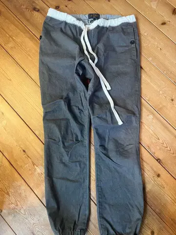 BEAMS PLUS / 코튼 트윌 슬림 헬스장 팬츠 남성용 L