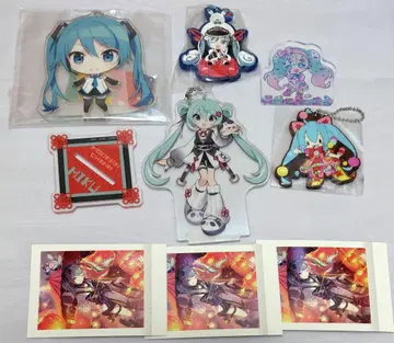 하츠네 미쿠 아크릴 스탠드 키링 러버 키링 파샤코레