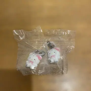 산리오 메지루시 액세서리 후와후와 스노우 키티 세트