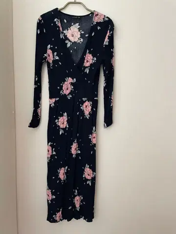 COTTON:ON 네이비 꽃무늬 원피스 XS