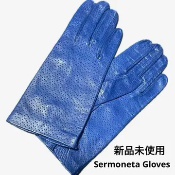 이탈리아 셀모네타 여성용 가죽 그로브 가죽 장갑 미사용 새상품