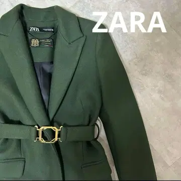 [ 새상품급 ] ZARA 롱 코트 모스그린