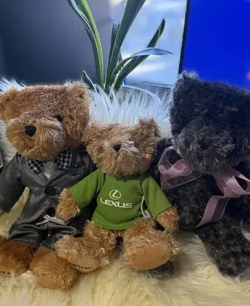 렉서스 봉제 인형 3체 세트