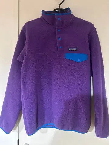 patagonia 신틸라 스냅t Synchilla 플리스 S 보라색