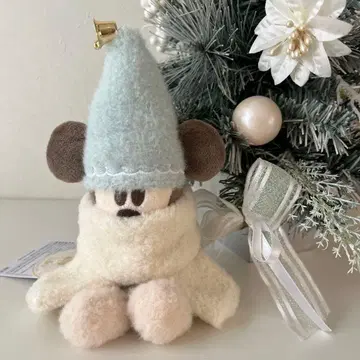 리루린린 크리스마스 파랑 리루린린 인형 배지 누이바 디즈니