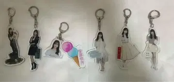 스가와라 사츠키 아크릴 키링 6개 세트
