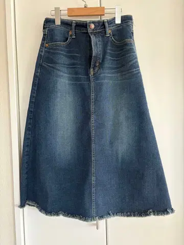 썸씽 데님 스커트 M