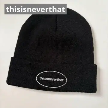 thisisneverthat 블랙 니트 모자