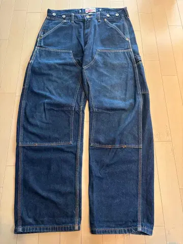 90s realmad hectic 더블 니 데님 우라하라