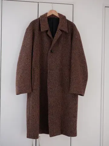 UNITED ARROWS 네프 트위드 발마칸 코트 24AW