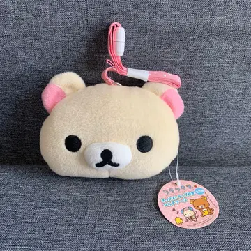 코리락쿠마 넥스트랩 포함 멀티 케이스 지퍼 파우치 새상품