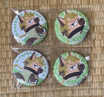 문호 스트레이독스 쿠니키다 돗포 동물 포즈 배지 컬렉션 4점
