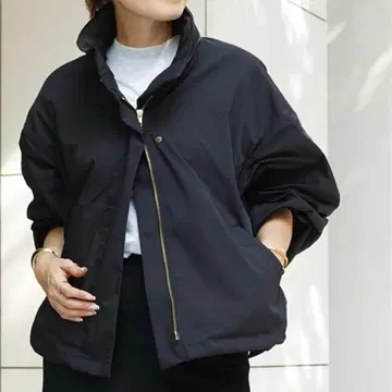 새상품 Deuxieme Classe WASHED STAND ZIP 블루종