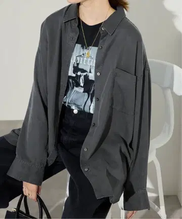 SLOBE IENA 2025aw 새상품 택 포함 제품 염색 셔츠