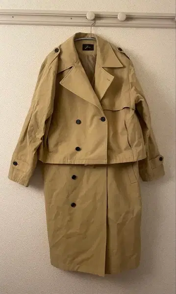 웨스트 사이드 모던 3Way 트렌치코트