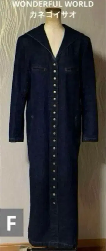 WONDERFUL WORLD 카네코 이사오 데님 롱 원피스