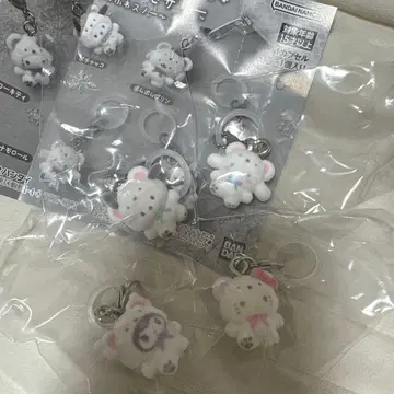 메지루시 액세서리 산리오 캐릭터즈 후와후와 스노우