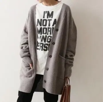 FRAMWORK 그레이 버튼 가디건