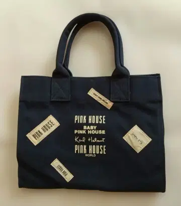 PINK HOUSE 미니 토트백 네이비