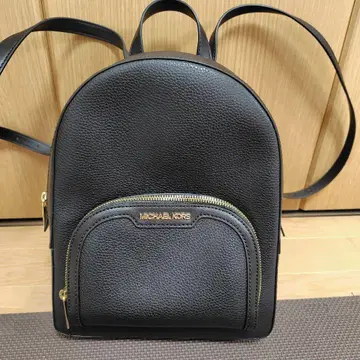 MICHAELKORS JAYCEE 지퍼 포켓 백팩 미디엄 블랙