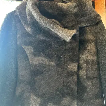 카모플라쥬 패턴 코트 그레이 계열