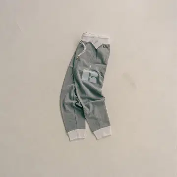 새상품 SAMPLES x RUSSELL 스웨트 팬츠 L 차콜 그레이 러셀